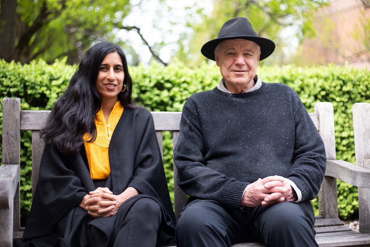 CHC Professors Anita Chari (left) and Steve Shankman (right).