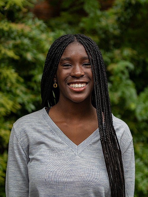 outdoor portrait of stamps scholar solange dzeketey