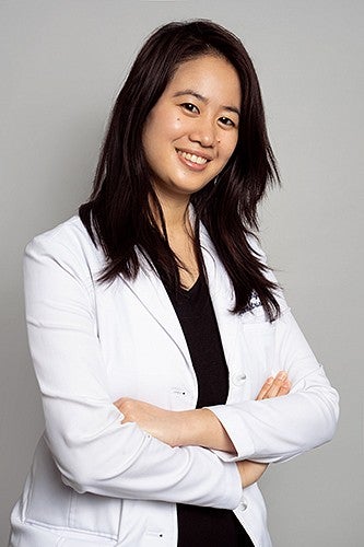 deborah wang portrait in her medical coat