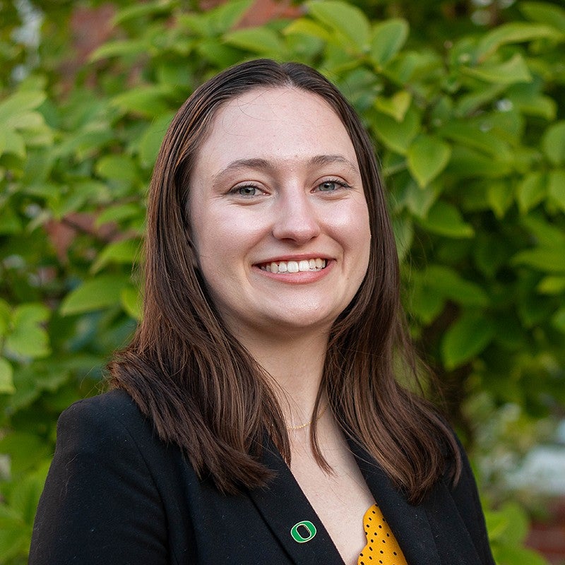 portrait of amiya fulton with leafy background