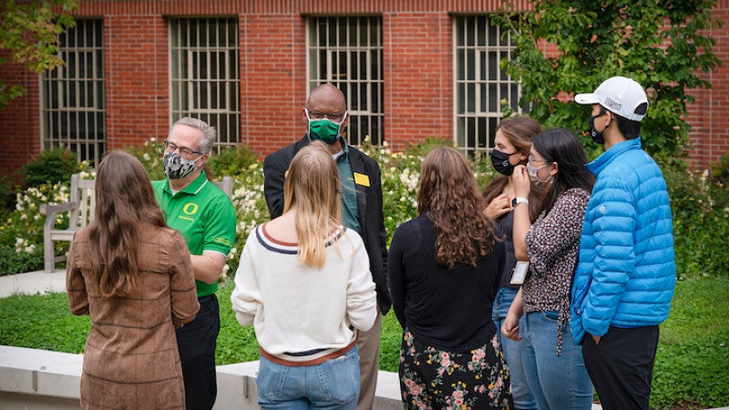 Stamps Scholars meet Jim Rawlins from UO Admissions