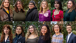 composite portrait of the 12 members of the CHC student advisory council