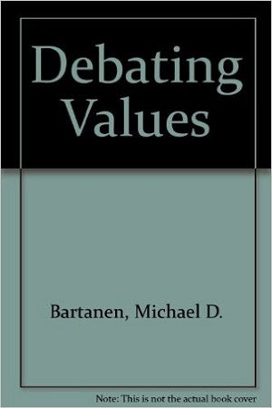 Cover of Debating Values