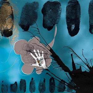 Abstract Self Portrait, mixed media by Kari Odden Abstract Self Portrait, mixed media by Kari Odden
