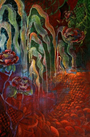 Chinese Influence, mixed media by Roxanne Olsson Chinese Influence, mixed media by Roxanne Olsson