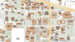 UO campus map