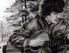 Johnny, charcoal drawing by Madison Cuneo Johnny, charcoal drawing by Madison Cuneo