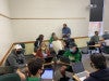 Professor Casey Shoop works with breakout groups in his class. Professor Casey Shoop works with breakout groups in his class.